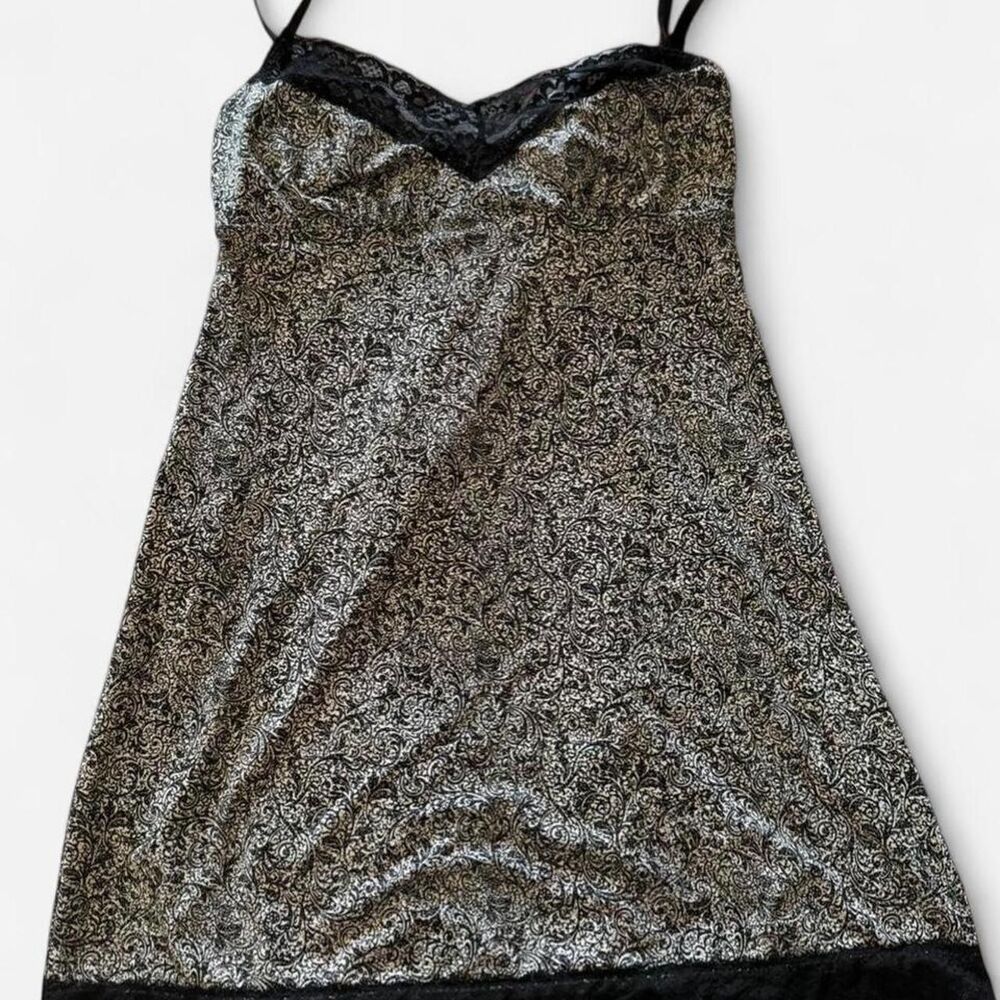 🇺🇸 Unbranded Women's Black and Grey slip Dress